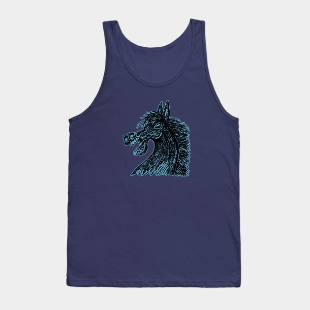 black Horse Tank Top by duxpavlic